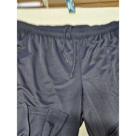 VINTAGE Adidas Track Pants Men's 4XLT Blue White Striped Running Y2K Preppy - Picture 7 of 12